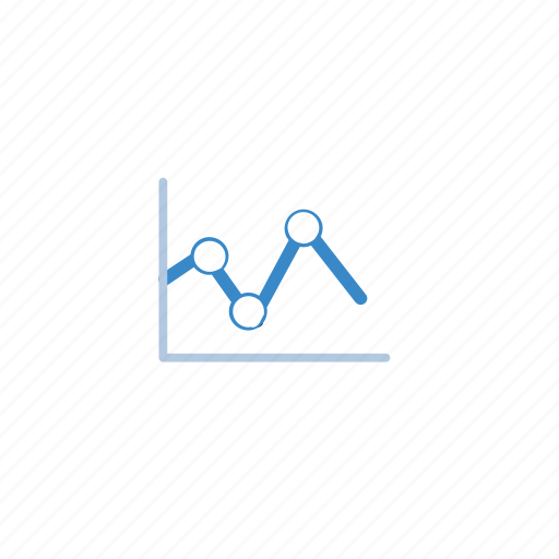 Blue, graph, chart, marketing icon - Download on Iconfinder
