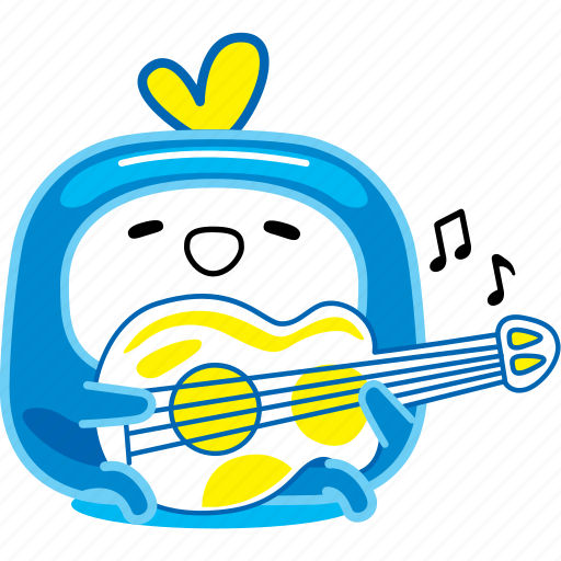 Cute, character, musician, music, artist, guitar, professional icon - Download on Iconfinder