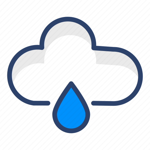 Rainy, cloud, weather, raining, rain, vector, illustration icon - Download on Iconfinder