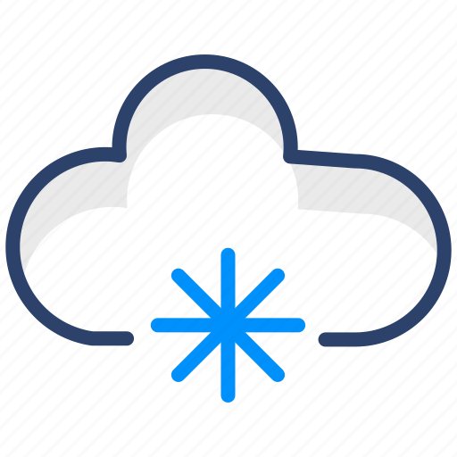 Snowfall, cloud, snow, snowflake, winter, vector, illustration icon - Download on Iconfinder