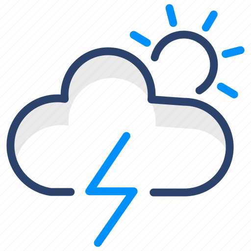 Lightning, rain, raining, storm, thunder, thunderstorm, weather icon - Download on Iconfinder
