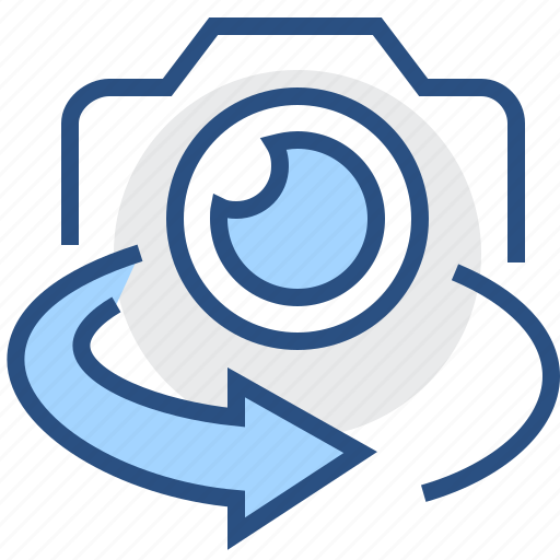 Angle, camera, circular, omnidirectional, review, side, wide icon - Download on Iconfinder