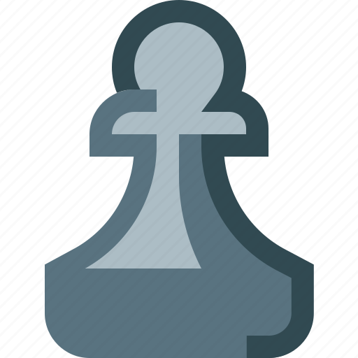 Pawn, black, chess, piece icon - Download on Iconfinder