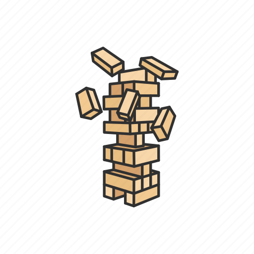 Blocks, boardgames, games, jenga, monopoly, monopoly game, stockpile icon - Download on Iconfinder