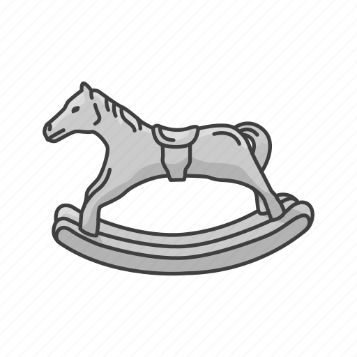 Boardgames, games, horse, miniature, monopoly, rocking horse, toy icon - Download on Iconfinder