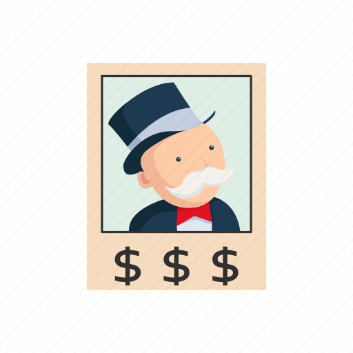 Boardgames, games, monopoly, pennybags, rich uncle pennybags icon - Download on Iconfinder