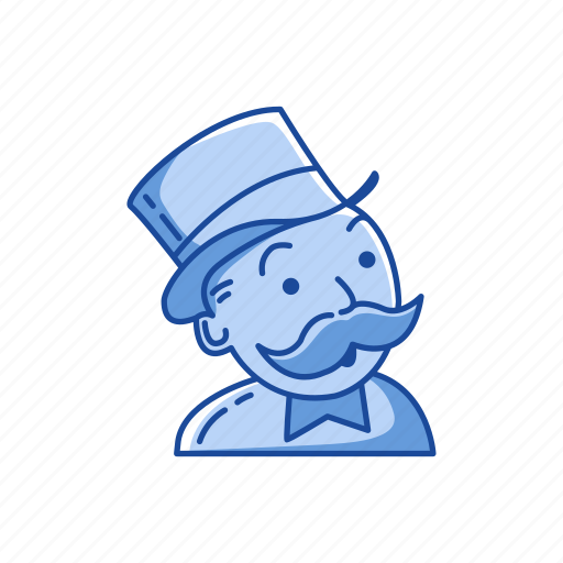 Boardgames, game piece, games, monopoly, rich uncle pennybags, strategy game icon - Download on Iconfinder