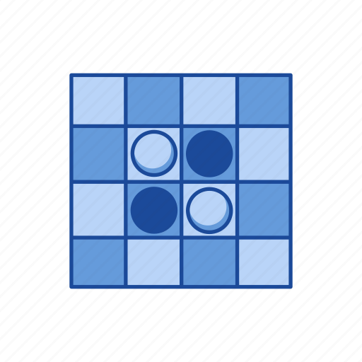 Boardgames, checkered board game, game piece, games, monopoly, othello, reversi icon - Download on Iconfinder
