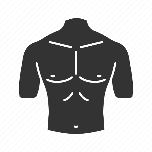 Abdomen, body part, chest, male, shoulder, stomach, torso icon - Download on Iconfinder