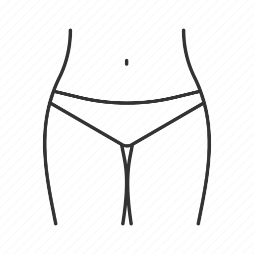 Abdomen, bikini zone, crotch, female, hip, woman icon - Download on Iconfinder
