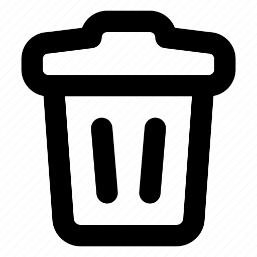 App, bin, dumpster, mobile, rubbish, tray icon - Download on Iconfinder