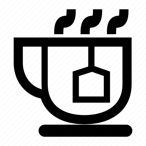 Beverage, breakfast, cup, steam, tea, teacup, water icon - Download on Iconfinder