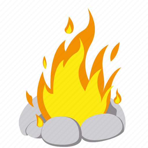 Bonfire, fire, campfire, camping, flame, camp, burn icon - Download on Iconfinder