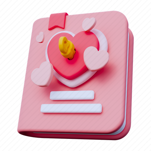 Romance book, learning, education, book, knowledge, magazine, ebook icon - Download on Iconfinder