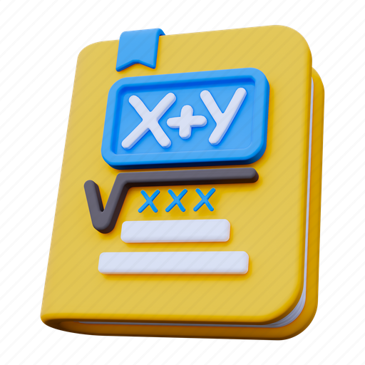 Mathematic book, learning, education, book, knowledge, magazine, ebook icon - Download on Iconfinder