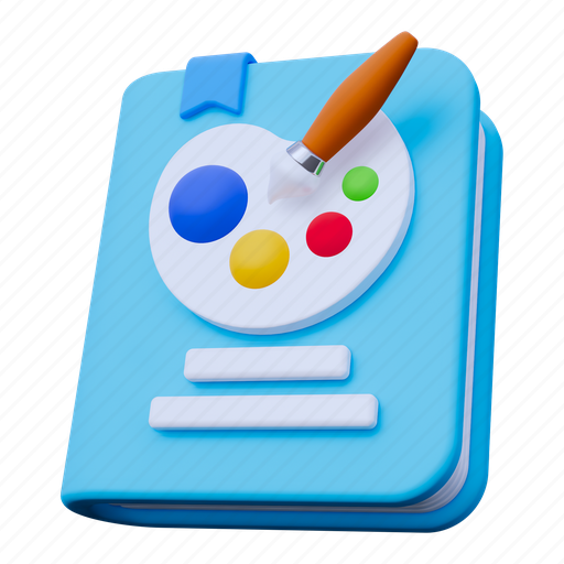 Art book, art, learning, education, book, knowledge, magazine icon - Download on Iconfinder