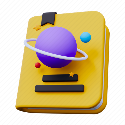 Astronomy book, learning, education, book, knowledge, magazine, ebook icon - Download on Iconfinder