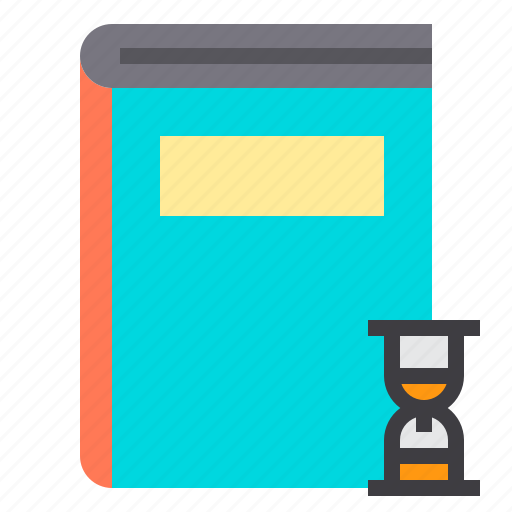 Agenda, book, business, hourglass, notebook, time, waitting icon - Download on Iconfinder