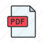 pdf, digital, document, portable, format, share, view, store 