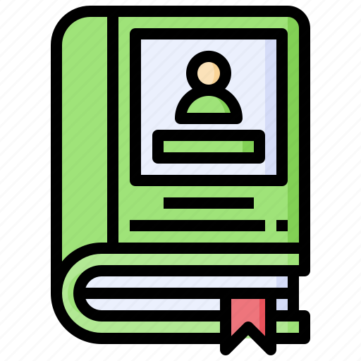 Biography, education, library, book icon - Download on Iconfinder