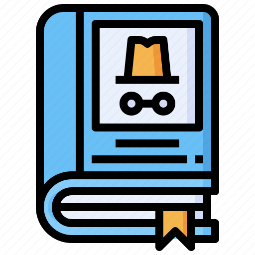 Detective, book, hat, mistery, novel icon - Download on Iconfinder