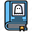 ghost, spellbook, book, education, read 
