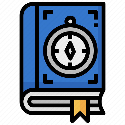 Adventure, compass, book, education, study icon - Download on Iconfinder