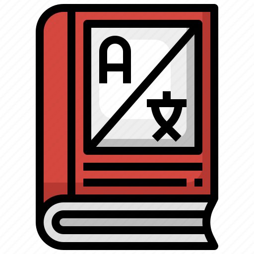 Language, translation, book, education, library icon - Download on Iconfinder