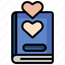 book, bookmark, education, favorite, heart, lesson, lessons