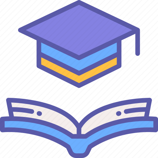 Education, book, school, graduation, hat icon - Download on Iconfinder