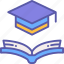 education, book, school, graduation, hat 