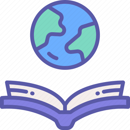 Encyclopedia, book, earth, school, literature icon - Download on Iconfinder