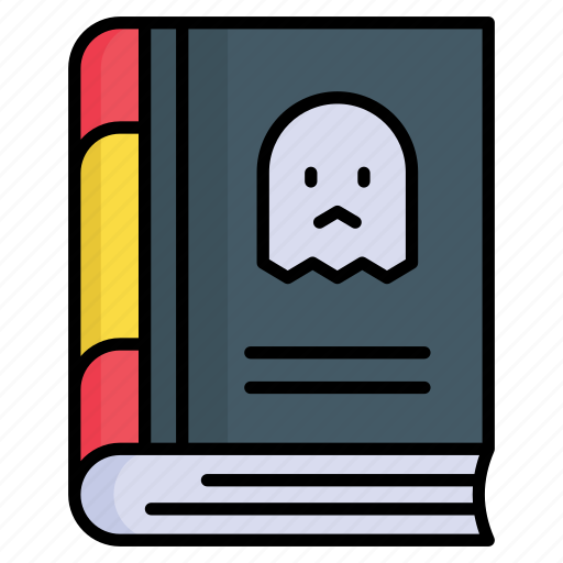 Book, horror, ghost, education, learn, study, halloween icon - Download on Iconfinder