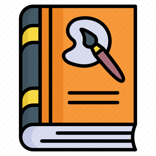 Art, book, color palette, brush, education, knowledge, sketch icon - Download on Iconfinder