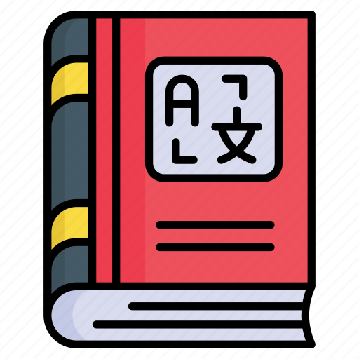 Translation, book, dictionary, vocabulary, manual, study, learning icon - Download on Iconfinder