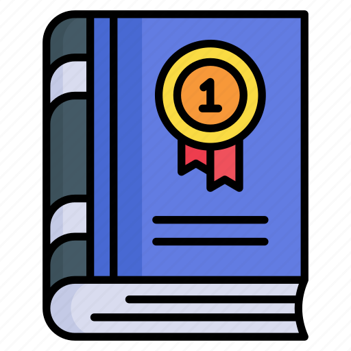 Best seller, book, education, learning, library, badge, reward icon - Download on Iconfinder