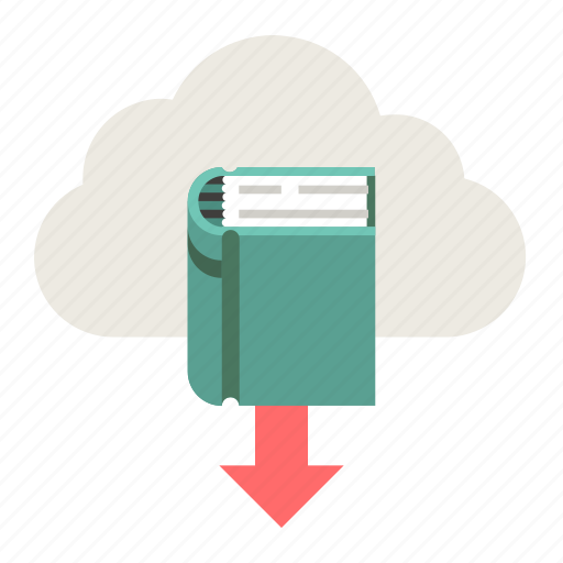 Book, cloud, download, ebook icon - Download on Iconfinder