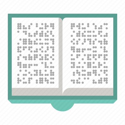 Book, braille, open icon - Download on Iconfinder