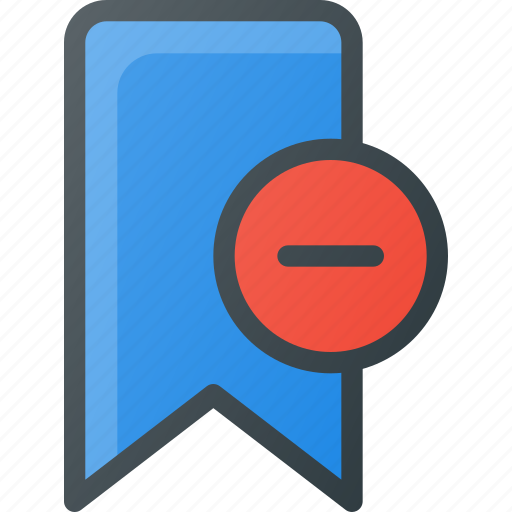 Bookmark, favorite, remove, tag icon - Download on Iconfinder