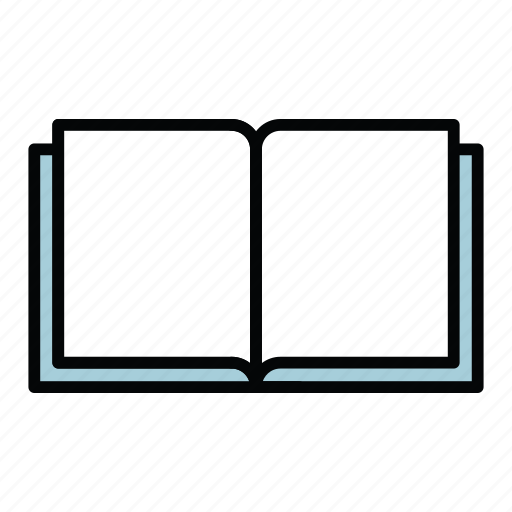 Book, copybook, open, pages, study, white pages icon - Download on Iconfinder