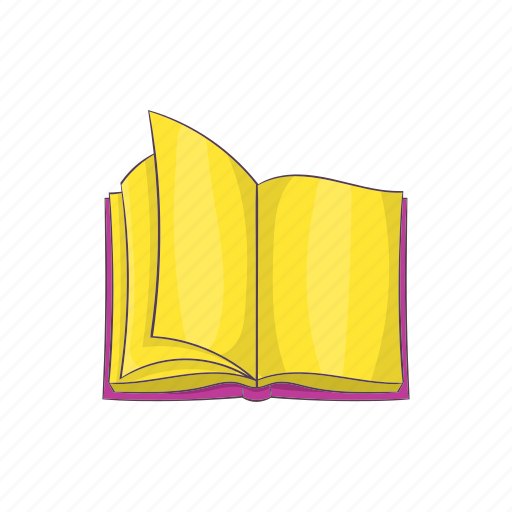 Book, cartoon, education, learning, literature, open, sign icon - Download on Iconfinder
