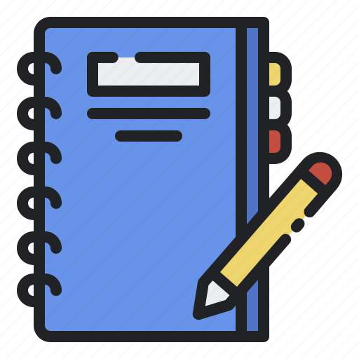 Notebook, diary, paper, textbook, memo icon - Download on Iconfinder
