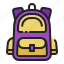 school, bag, education, backpack, student 
