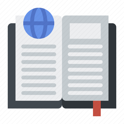 Encyclopedia, study, library, information, learn, book icon - Download on Iconfinder