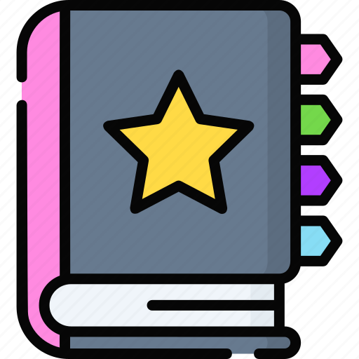 Book, bookmark, education, learning, notebook, study icon - Download on Iconfinder