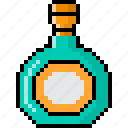 bottle, alchohol, beverage, glass, drink
