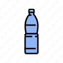 drink, water, plastic, bottle, empty, blue