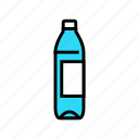 water, plastic, bottle, drink, empty, blue