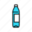 water, plastic, bottle, drink, empty, blue 