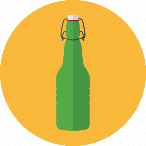 Drink, green bottle, beer bottle, grolsch beer, bottle icon - Download on Iconfinder